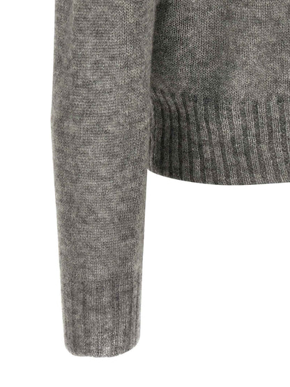 Gray Cashmere Cardigan