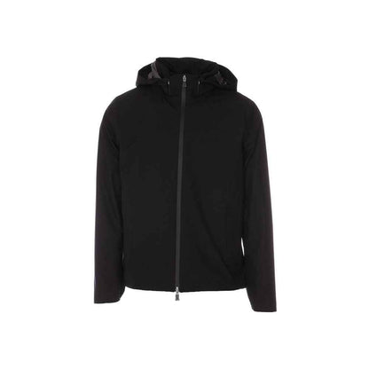Black Polyester Shell Jacket