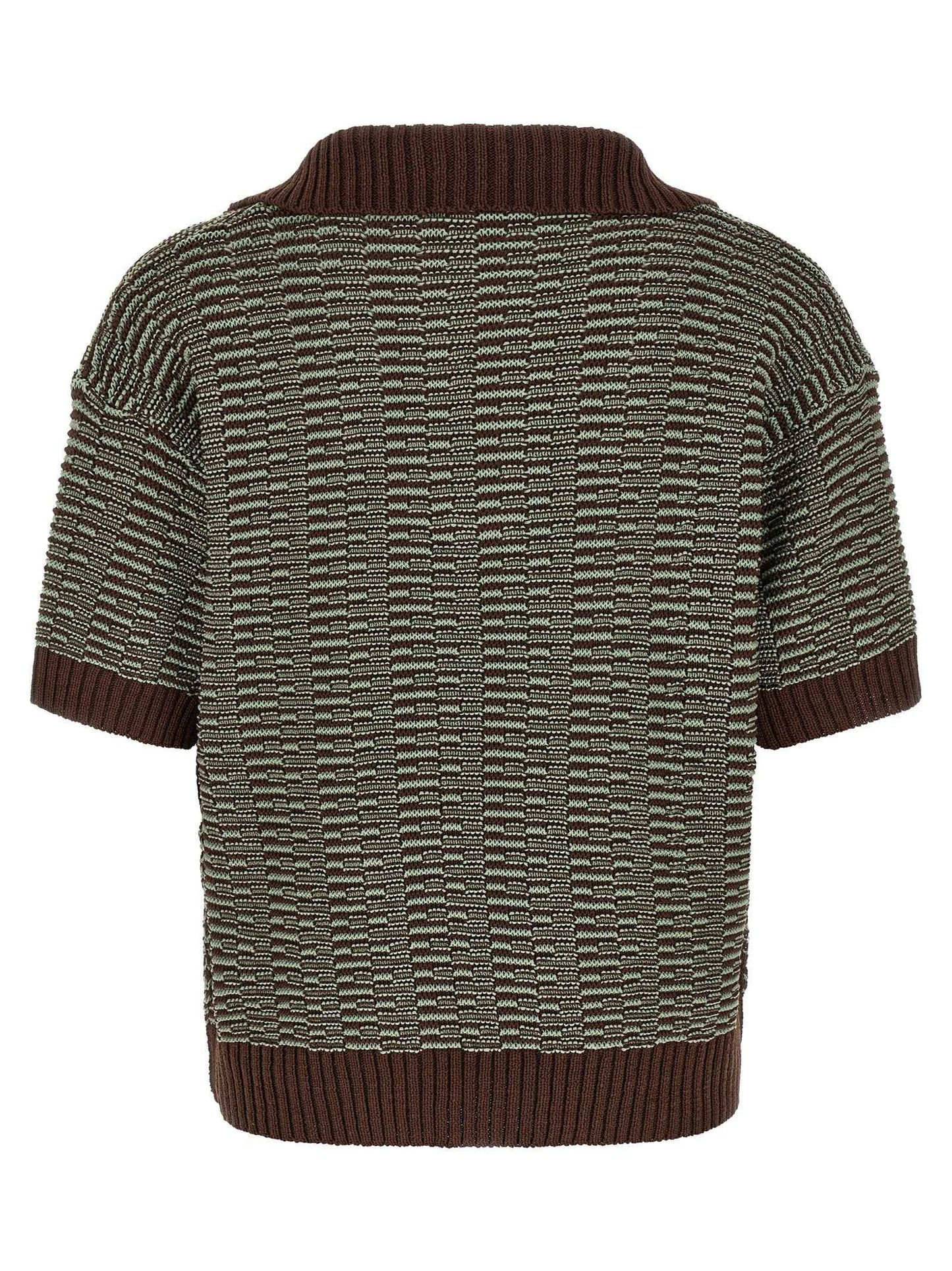 Brown Cotton Polo Shirt