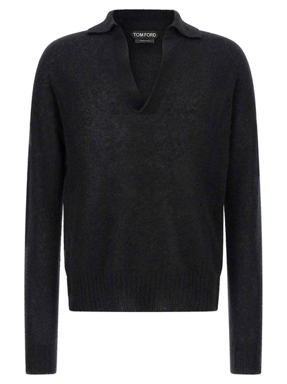 Black Cashmere Cardigan