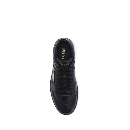 Black Calf Leather Bos Taurus Low Top Sneakers