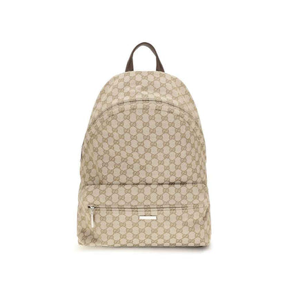 Beige Polyester Backpack