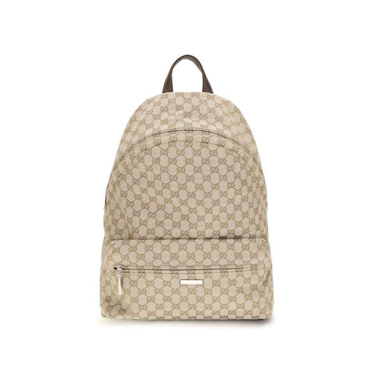 Beige Polyester Backpack