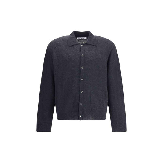 Black Alpaca Vicugna Pacos Cardigan