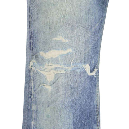 Blue Cotton Relaxed Fit Jeans