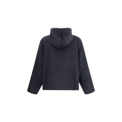 Black Wool Sweatshirt