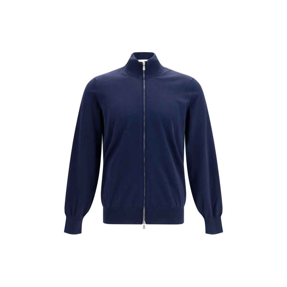 Blue Cotton Cardigan