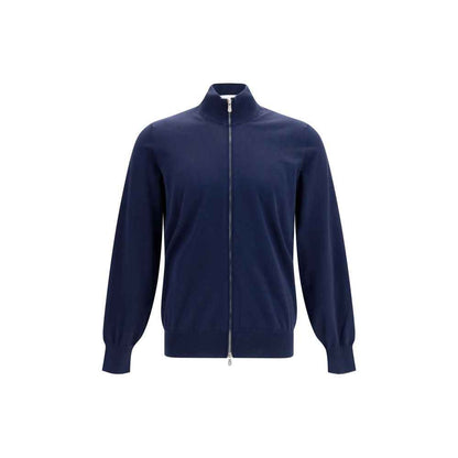 Blue Cotton Cardigan
