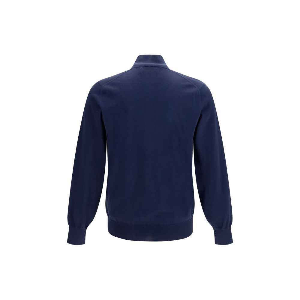 Blue Cotton Cardigan