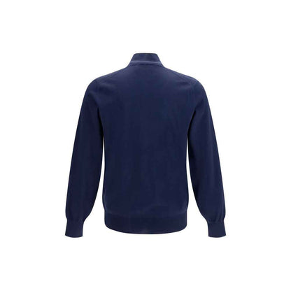 Blue Cotton Cardigan
