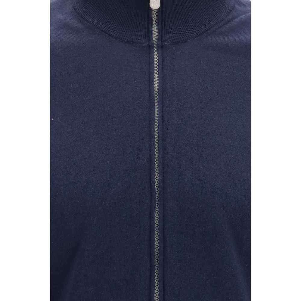 Blue Cotton Cardigan