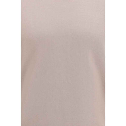 Beige Cotton Polo Shirt