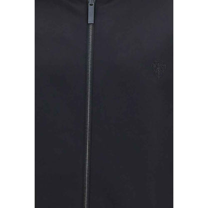 Black Polyester Bomber