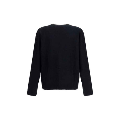 Black Alpaca Vicugna Pacos Cardigan