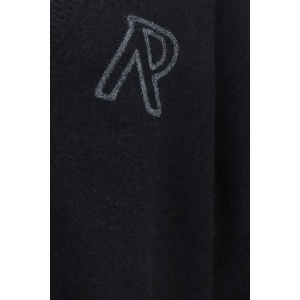 Black Alpaca Vicugna Pacos Cardigan