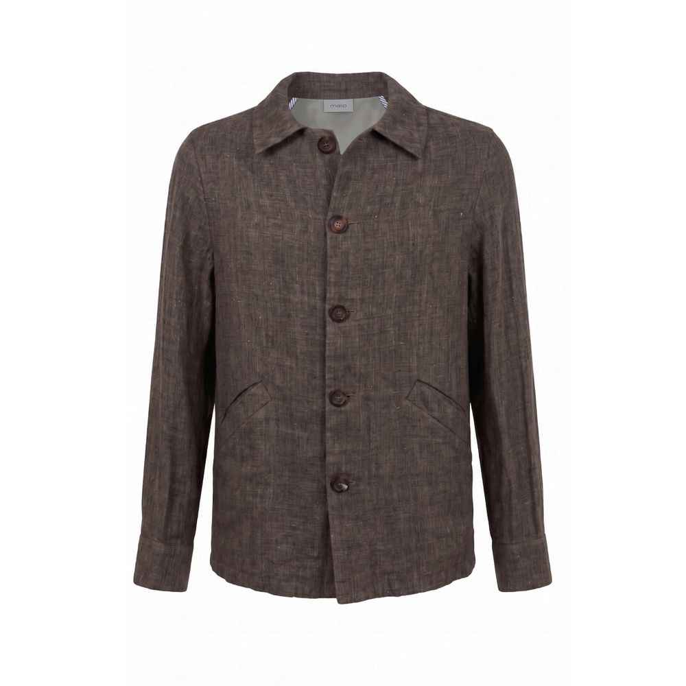Grey Linen Men's Jacket