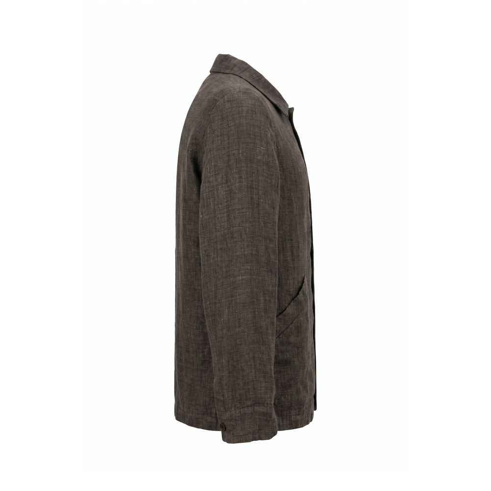 Grey Linen Men's Jacket