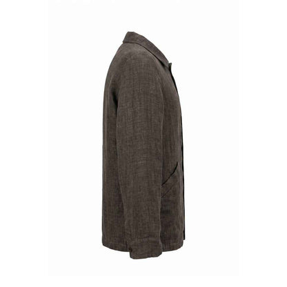Grey Linen Men's Jacket