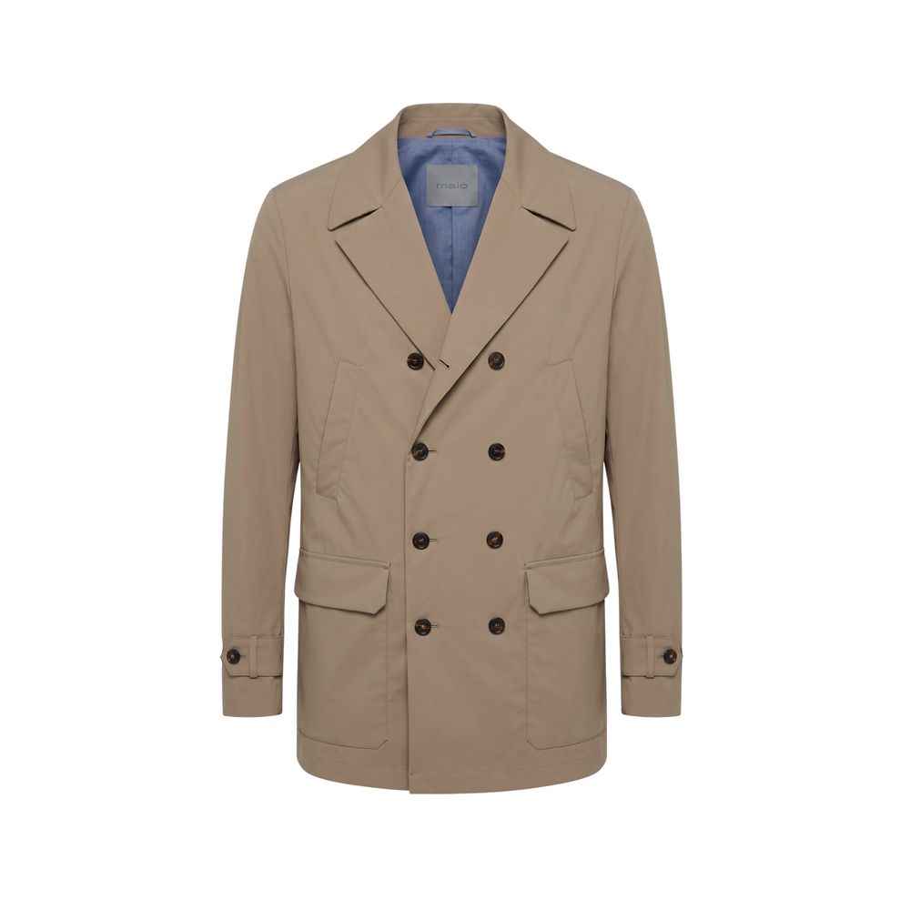 Brown Cotton Men's Jacket