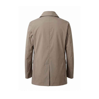 Brown Cotton Men's Jacket
