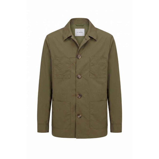 Green Nylon Men Jacket