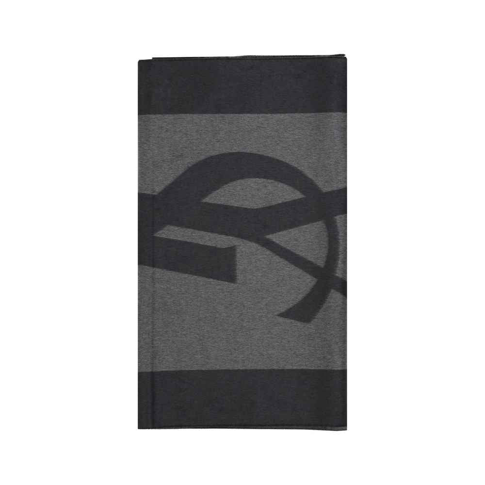 Gray Silk Scarf
