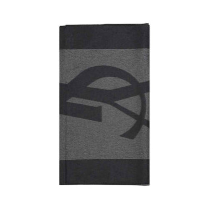Gray Silk Scarf