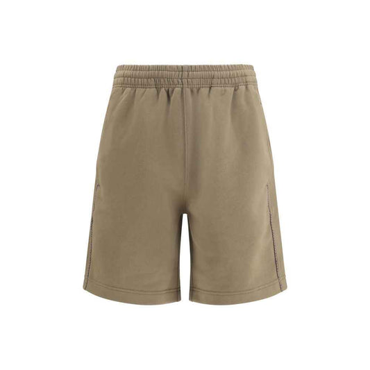 Brown Cotton Bermuda Shorts