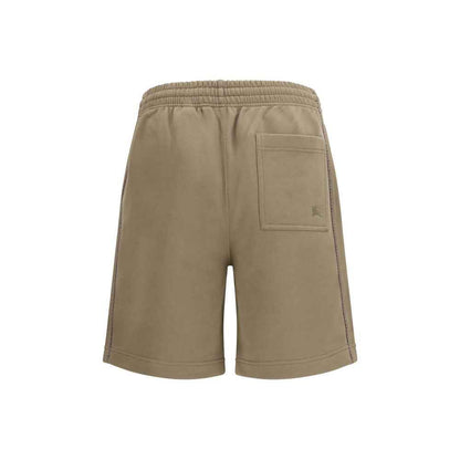 Brown Cotton Bermuda Shorts