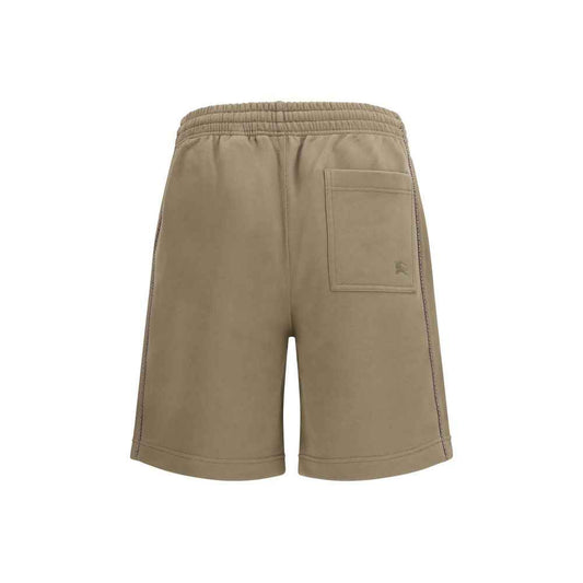 Brown Cotton Bermuda Shorts