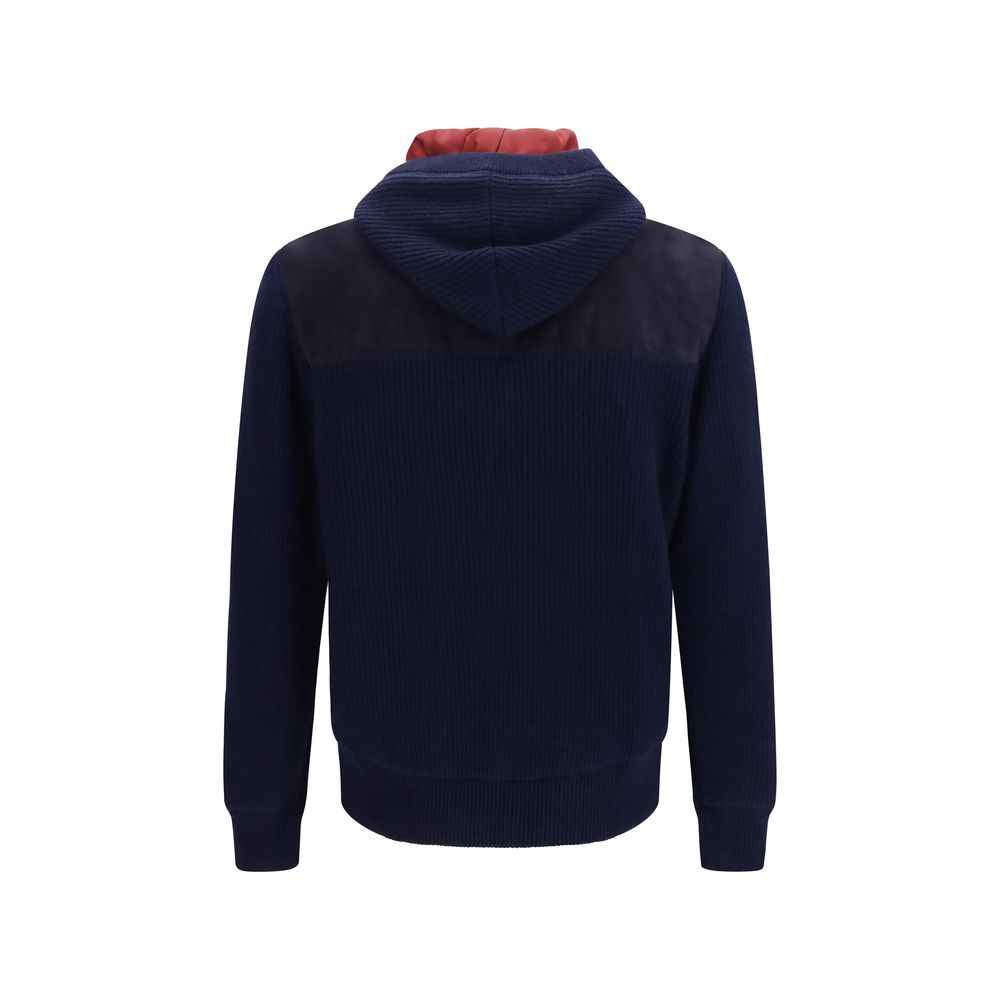 Blue Wool Oves Aries Full-Length Jacket
