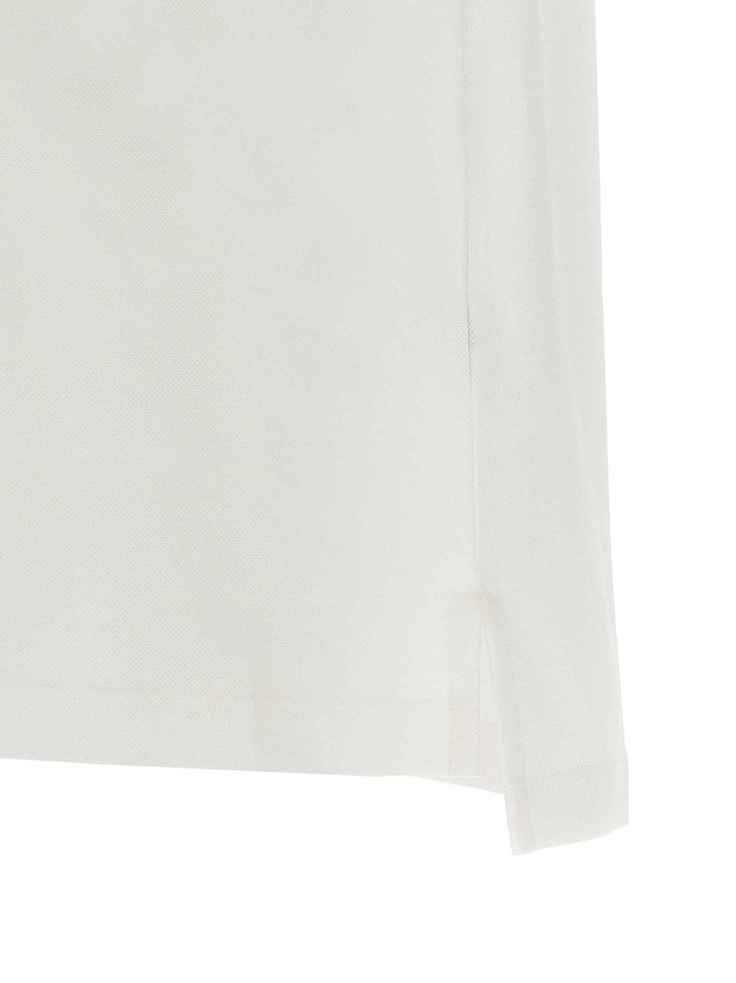 White Cotton Polo Shirt