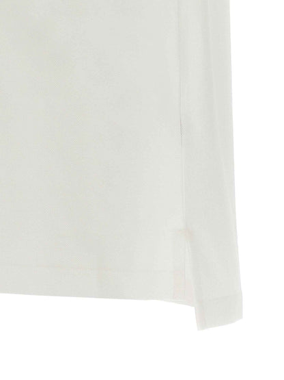 White Cotton Polo Shirt