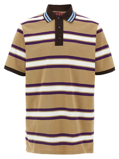 Multicolor Cotton Polo Shirt