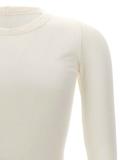 White Viscose T-Shirt