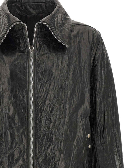 Black Lamb Leather Leather Jacket