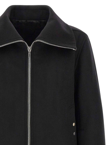 Black Virgin Wool Bomber