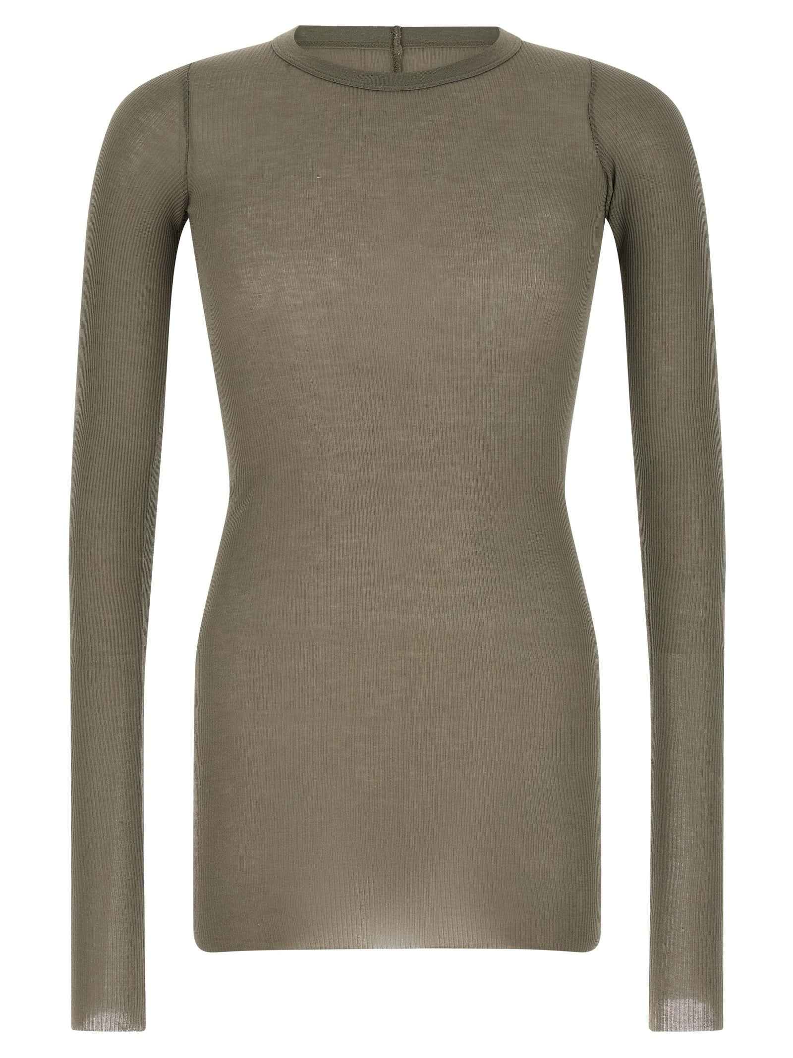 Gray Viscose T-Shirt