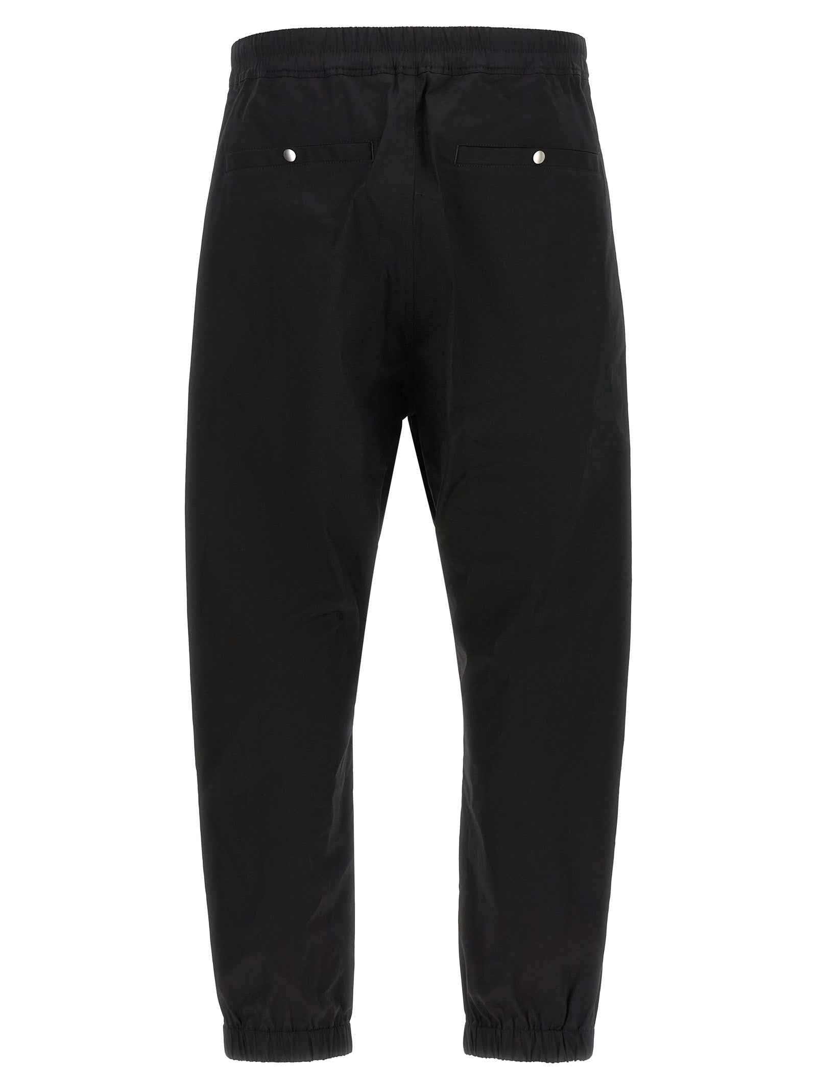 Black Cotton Joggers (Workout Pants)