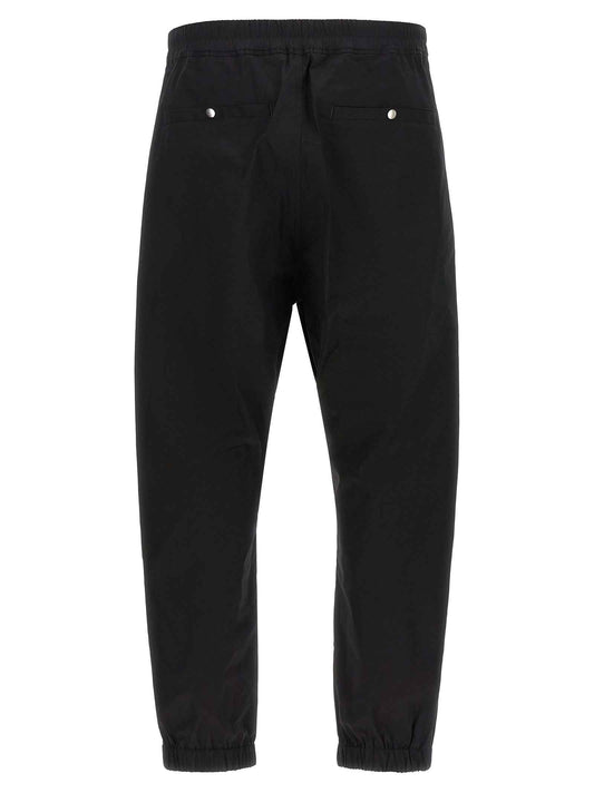 Black Cotton Joggers (Workout Pants)