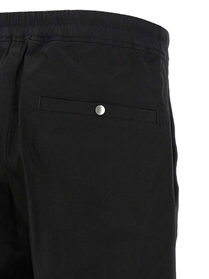 Black Cotton Joggers (Workout Pants)