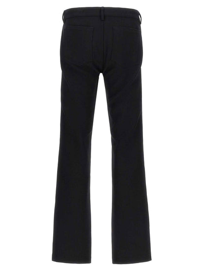 Black Virgin Wool Pants