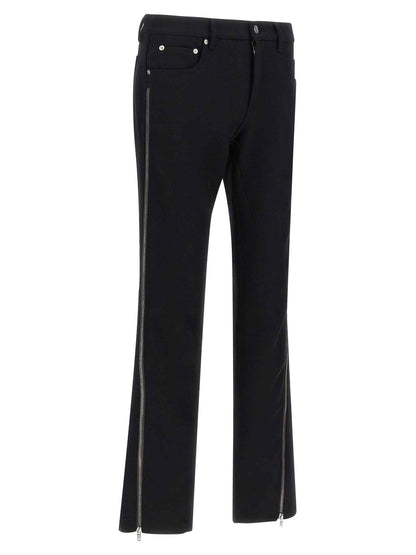 Black Virgin Wool Pants