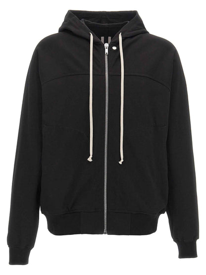 Black Cotton Hoodie