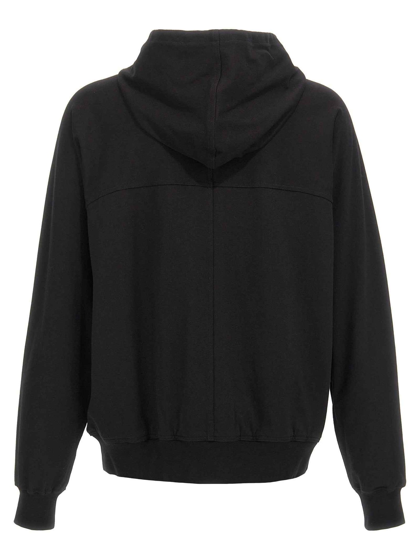 Black Cotton Hoodie