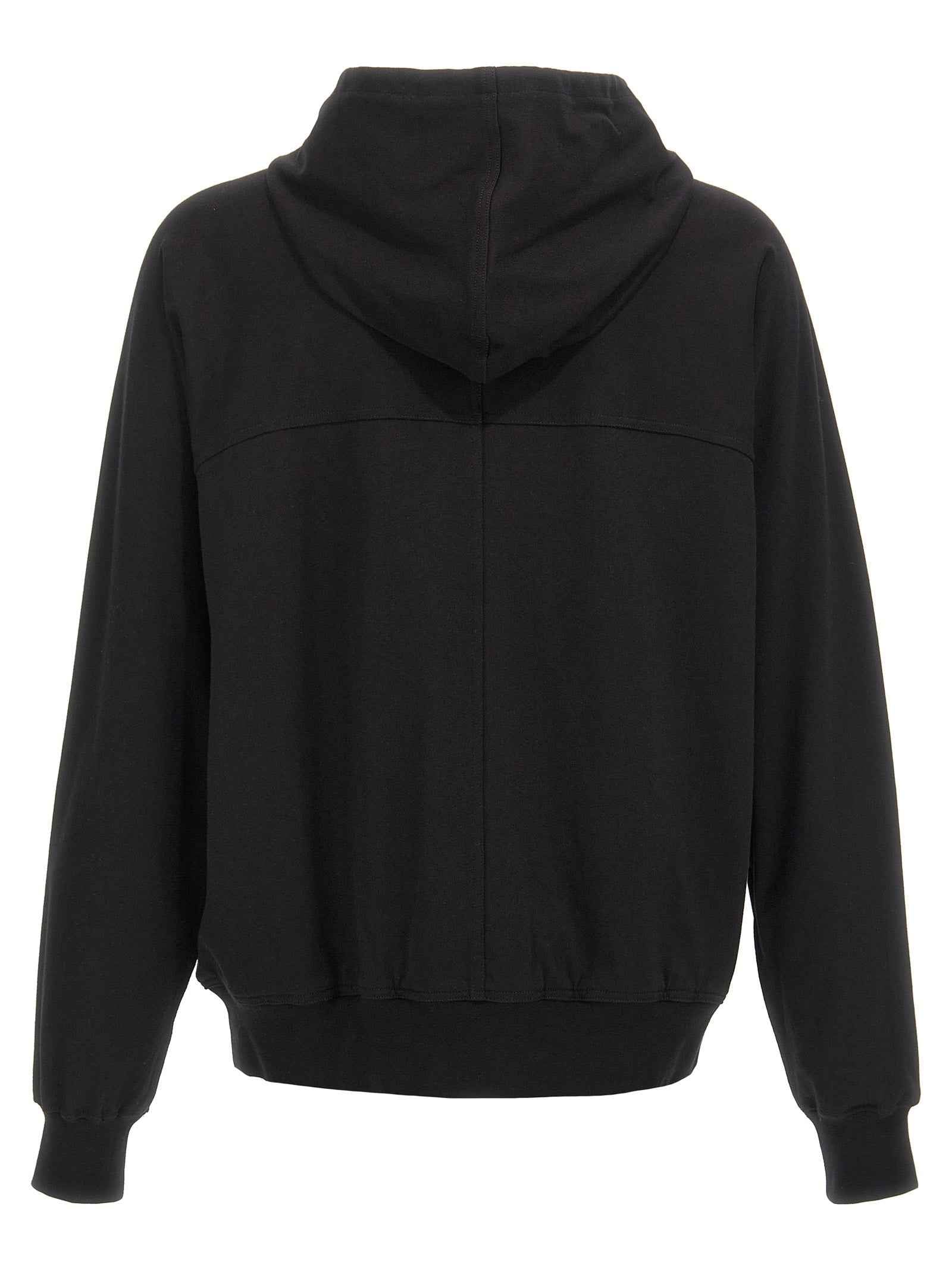 Black Cotton Hoodie