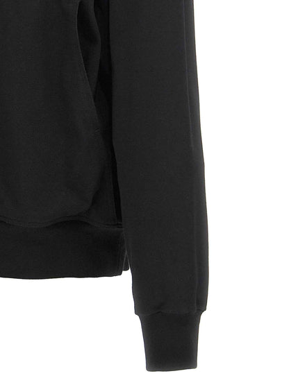 Black Cotton Hoodie