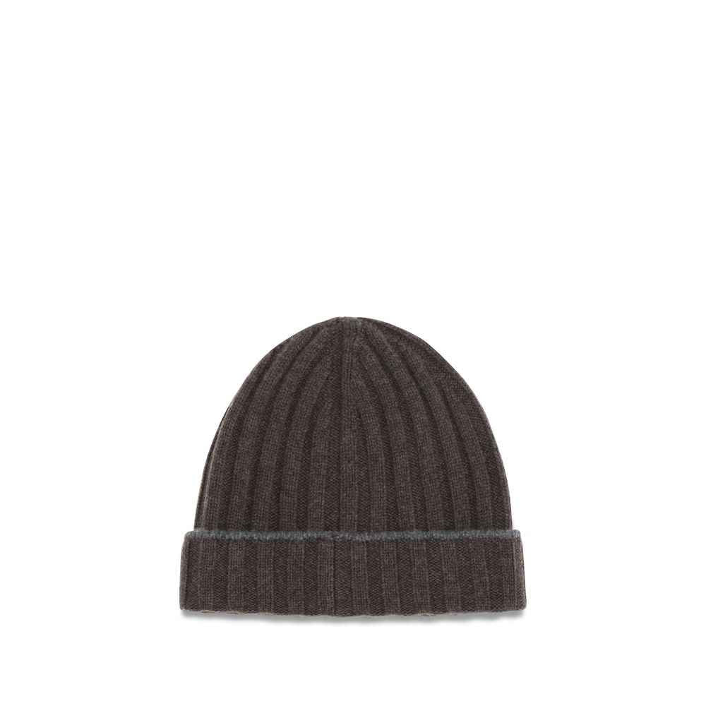 Brown Cashmere Beanie