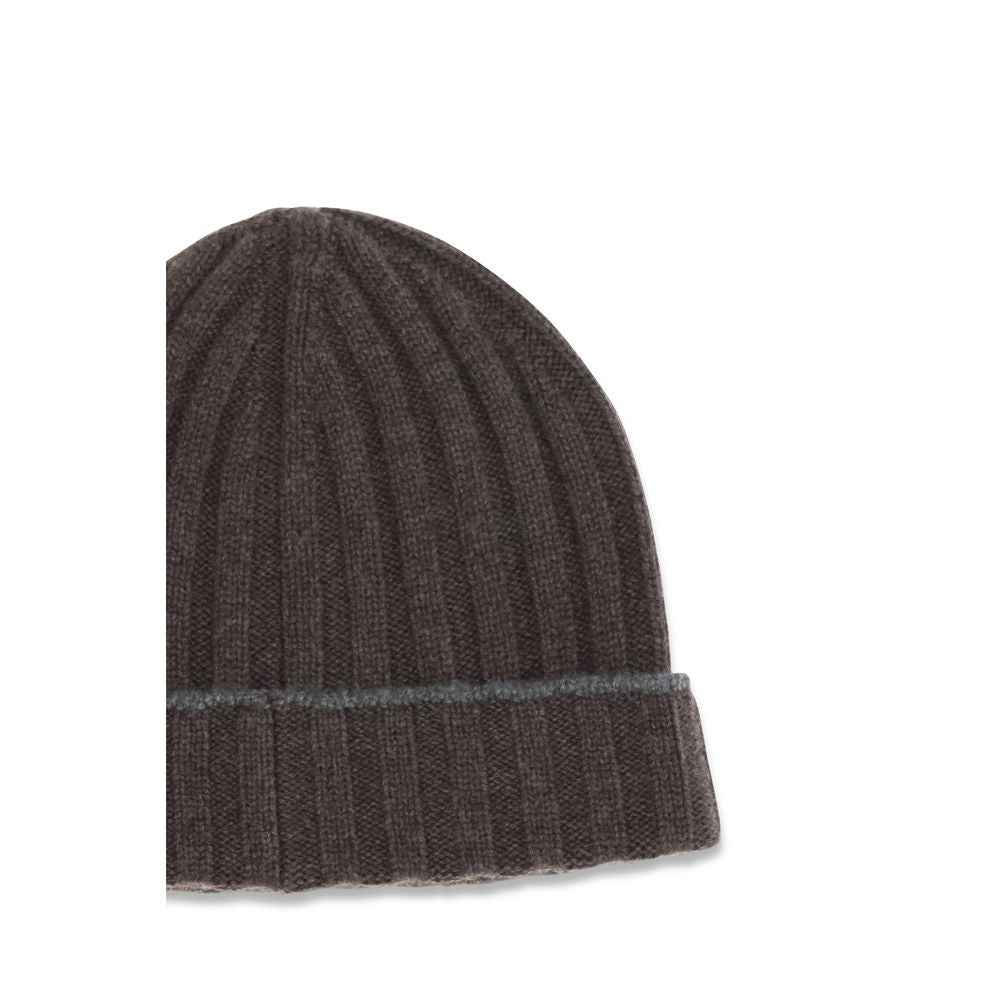 Brown Cashmere Beanie