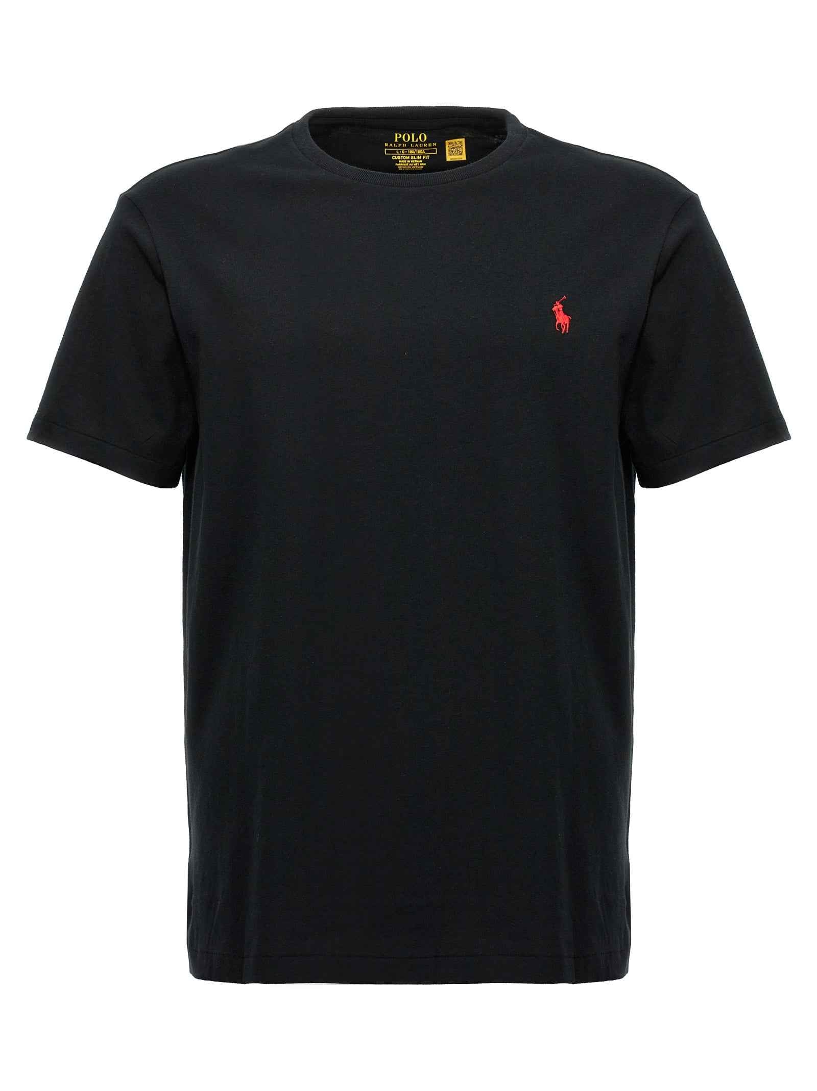 Black Cotton T-Shirt